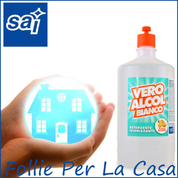 SAI VERO ALCOOL BIANCO DETERGENTE IGIENIZZANTE 500 ML